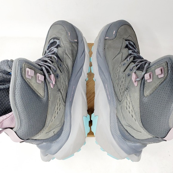 Hoka One One Kaha 2 GTX Boots Womens 9 Trail Waterproof High Top Comfort Sneaker - Picture 10 of 14